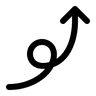 Curly arrow